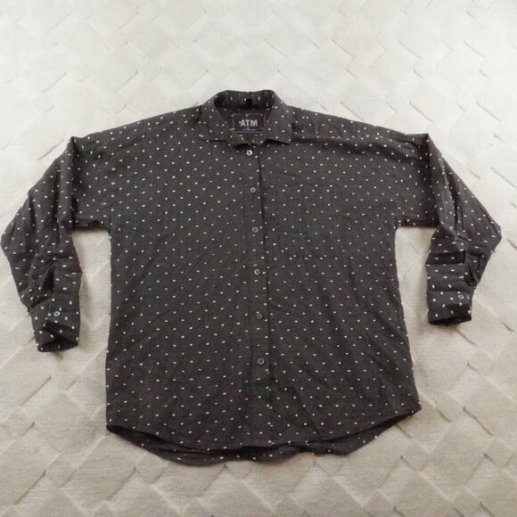 ATM Anthony Thomas Melillo Embroidered Button Up Top Womens Extra Small - Picture 1 of 11